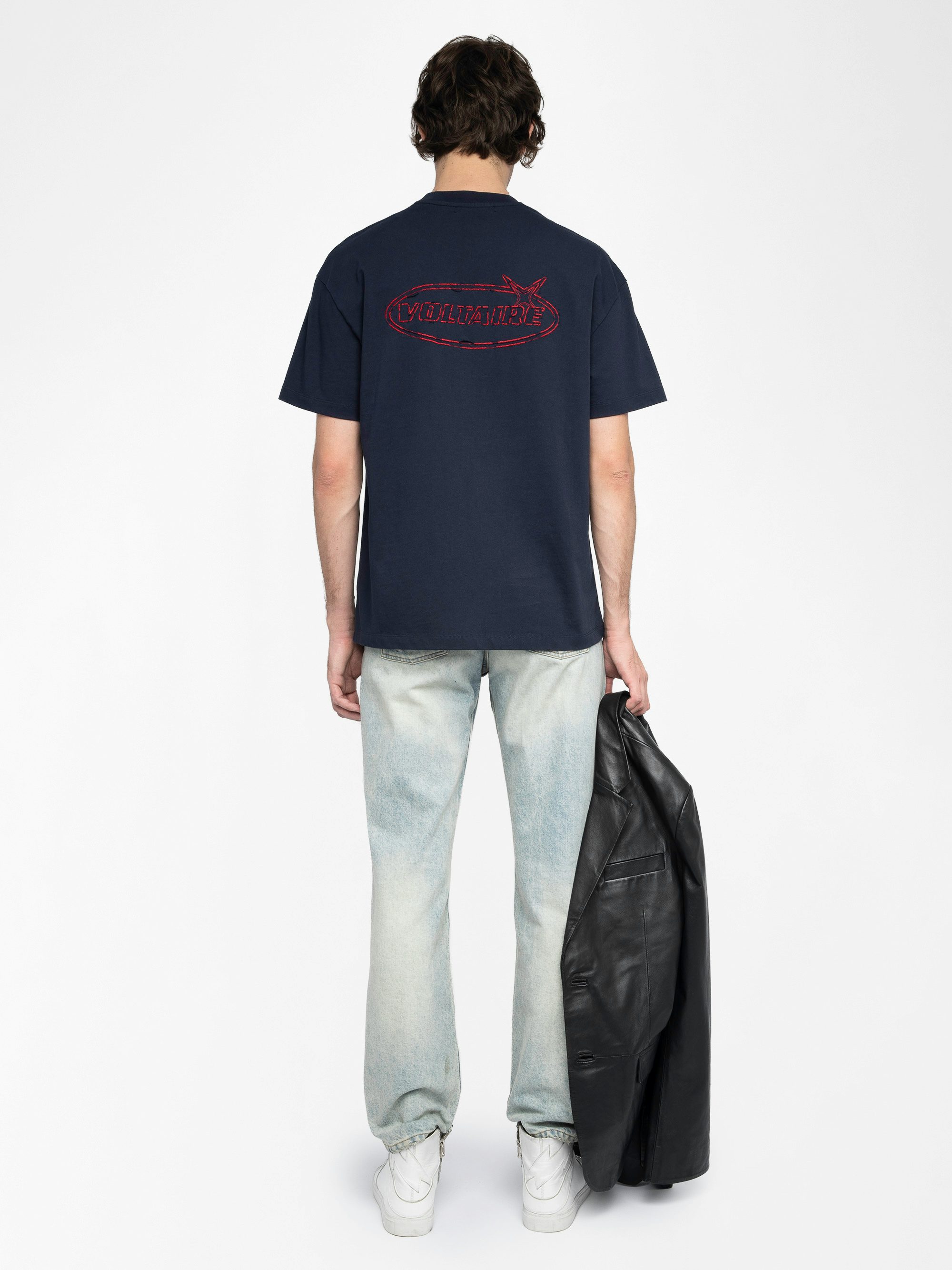 Teddy T-shirt - Oversized short-sleeved t-shirt with customization on the back.